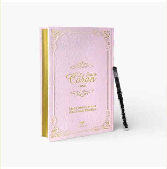 Le Coran a tracer + stylo gommable idéal pour apprendre la langue arabe